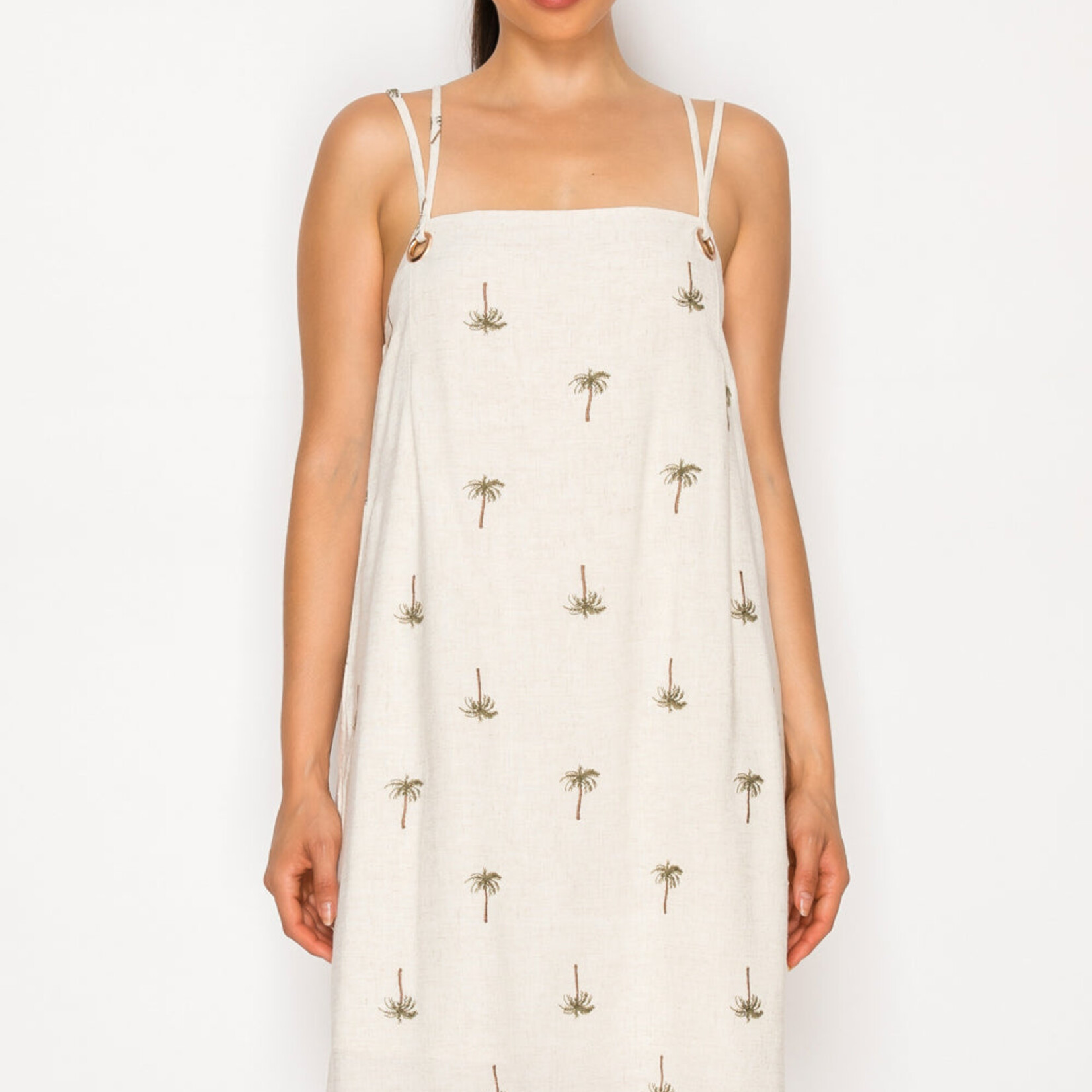 Drifting Palms Mini Dress