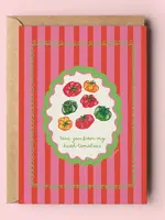Love You from My Head Tomatoes Greeting Card