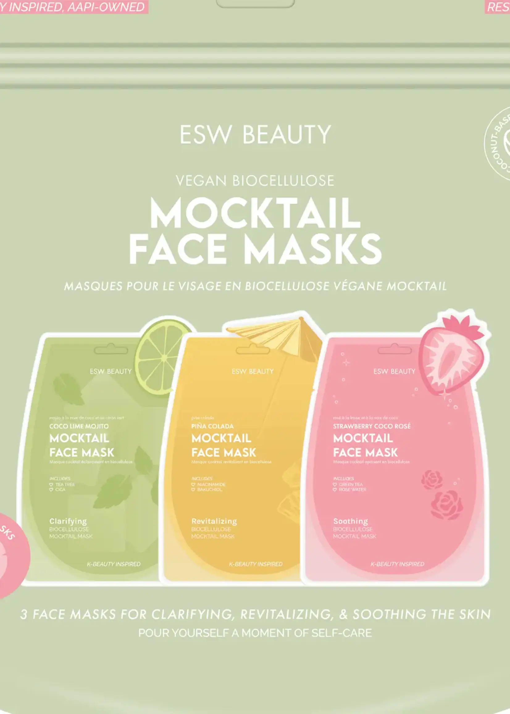 Mocktail Biocellulose Face Mask Set