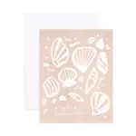 Madelana Pink Shells Love Card