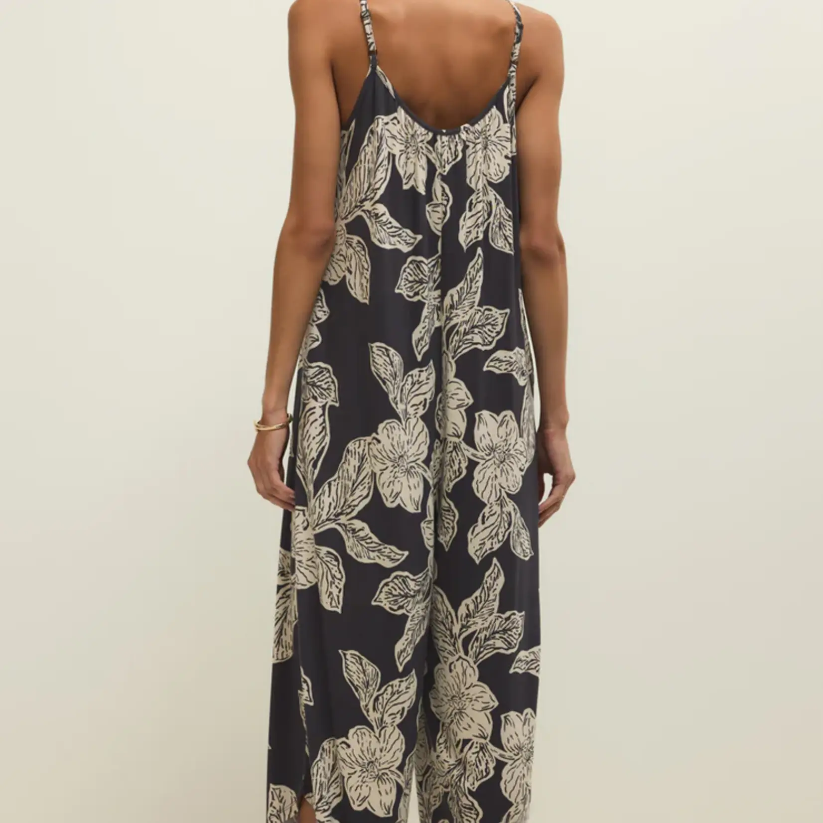 Z Supply Flared Asha Floral Jumpsuit
