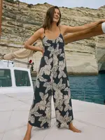 Z Supply Flared Asha Floral Jumpsuit