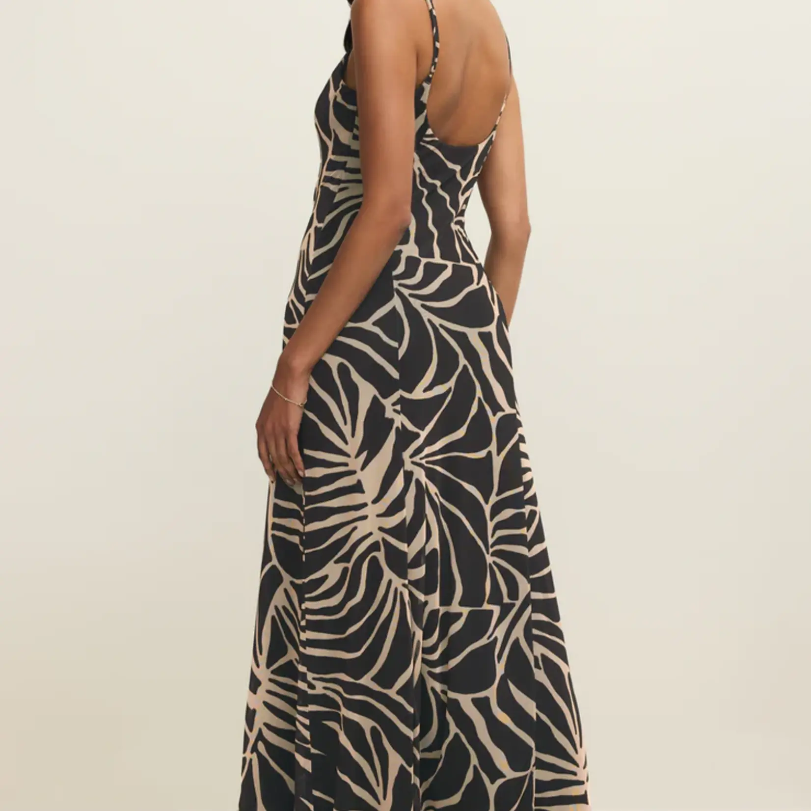 Z Supply Charisma Tova Palm Midi Dress