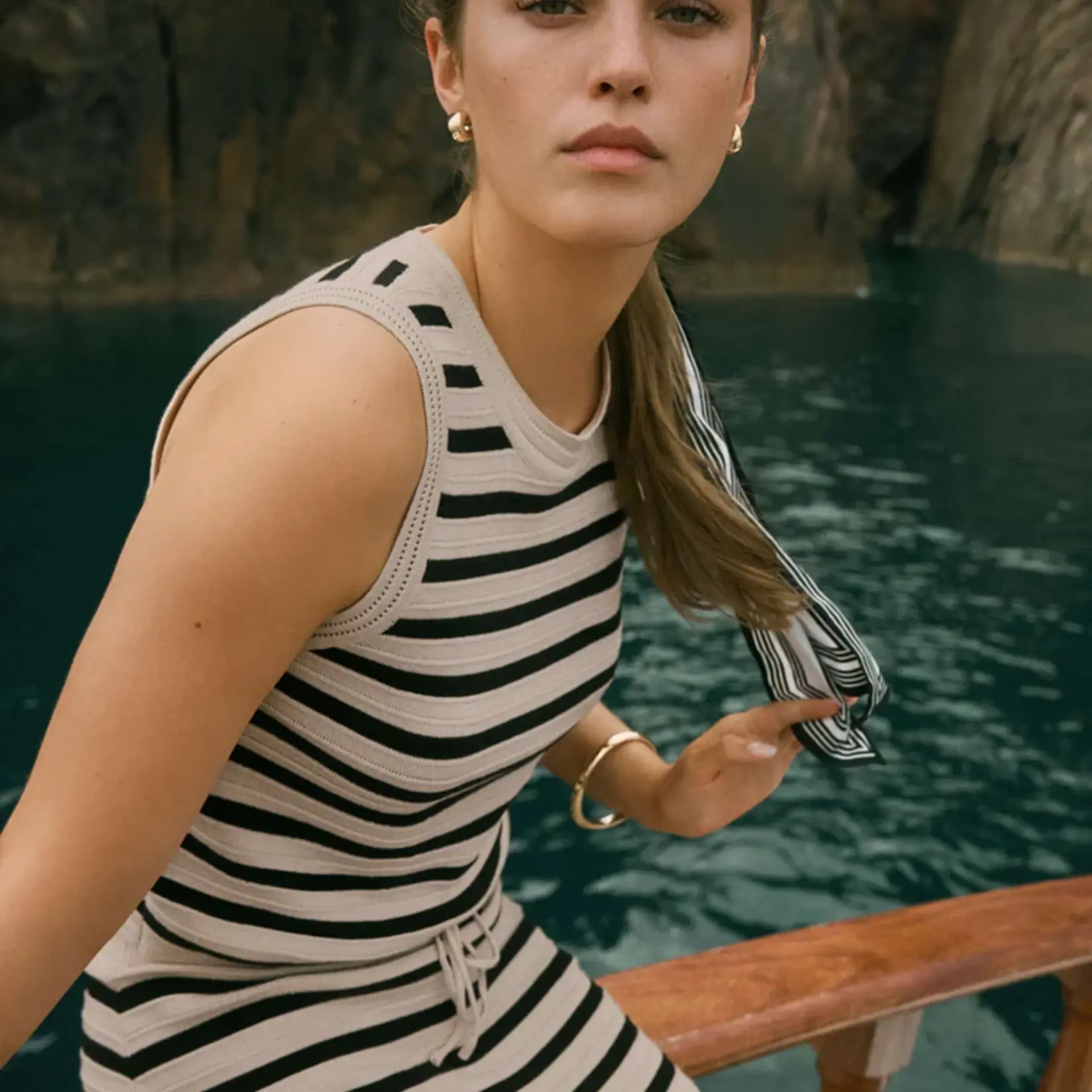 Z Supply Emori Striped Muscle Tank