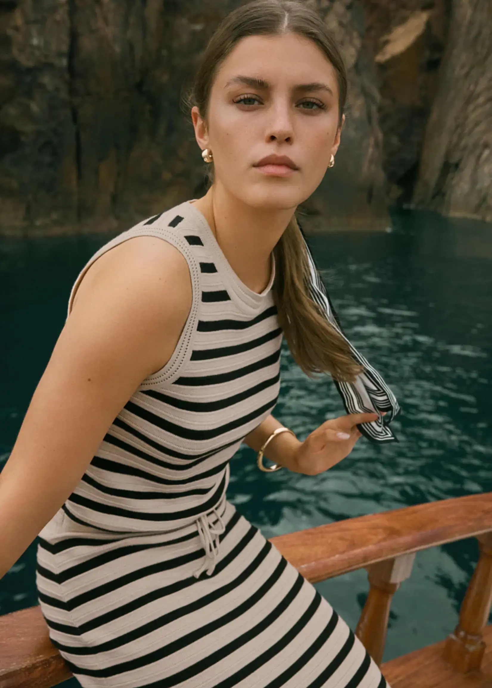 Z Supply Emori Striped Muscle Tank