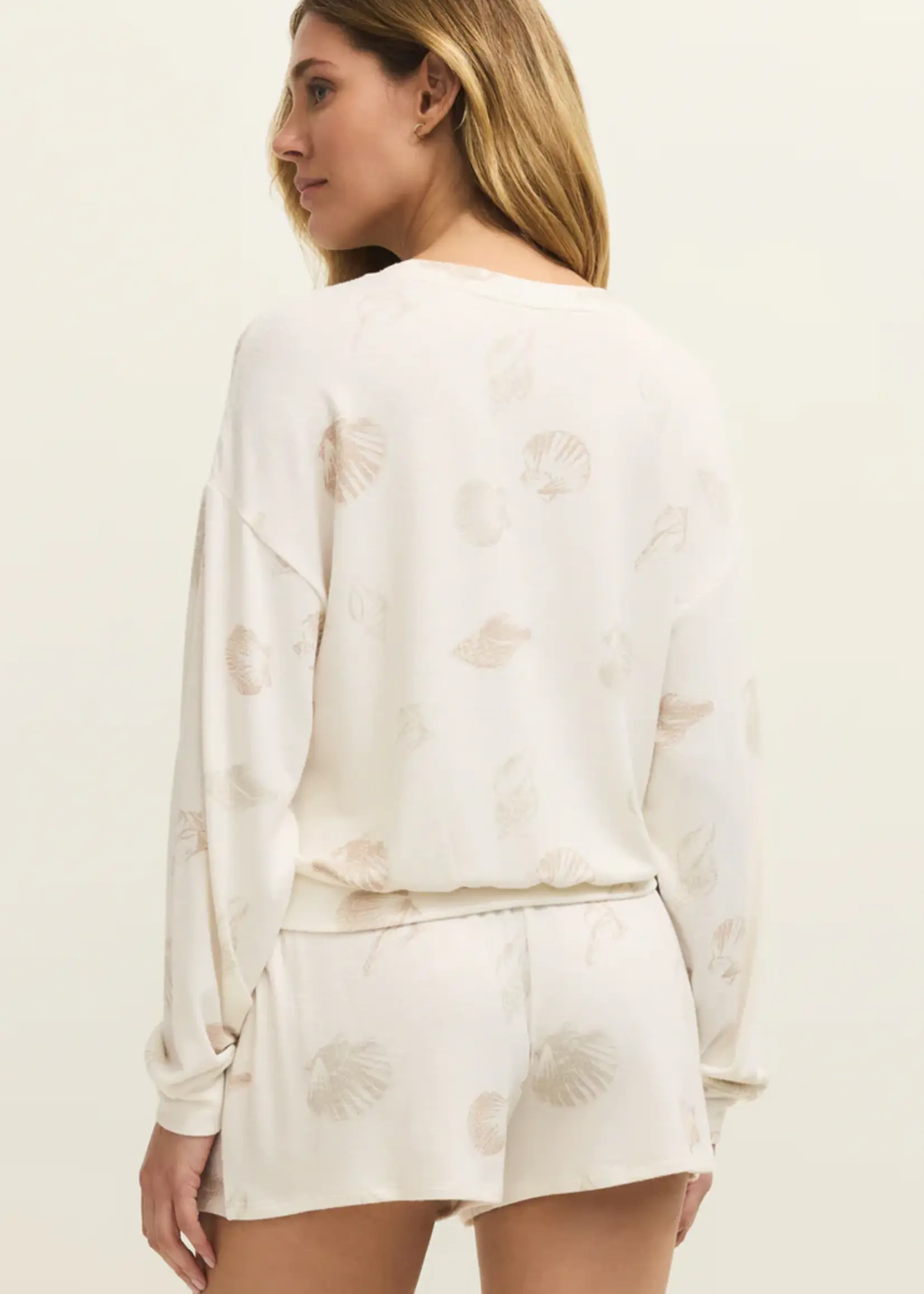 Z Supply Bisous Shell LS Top