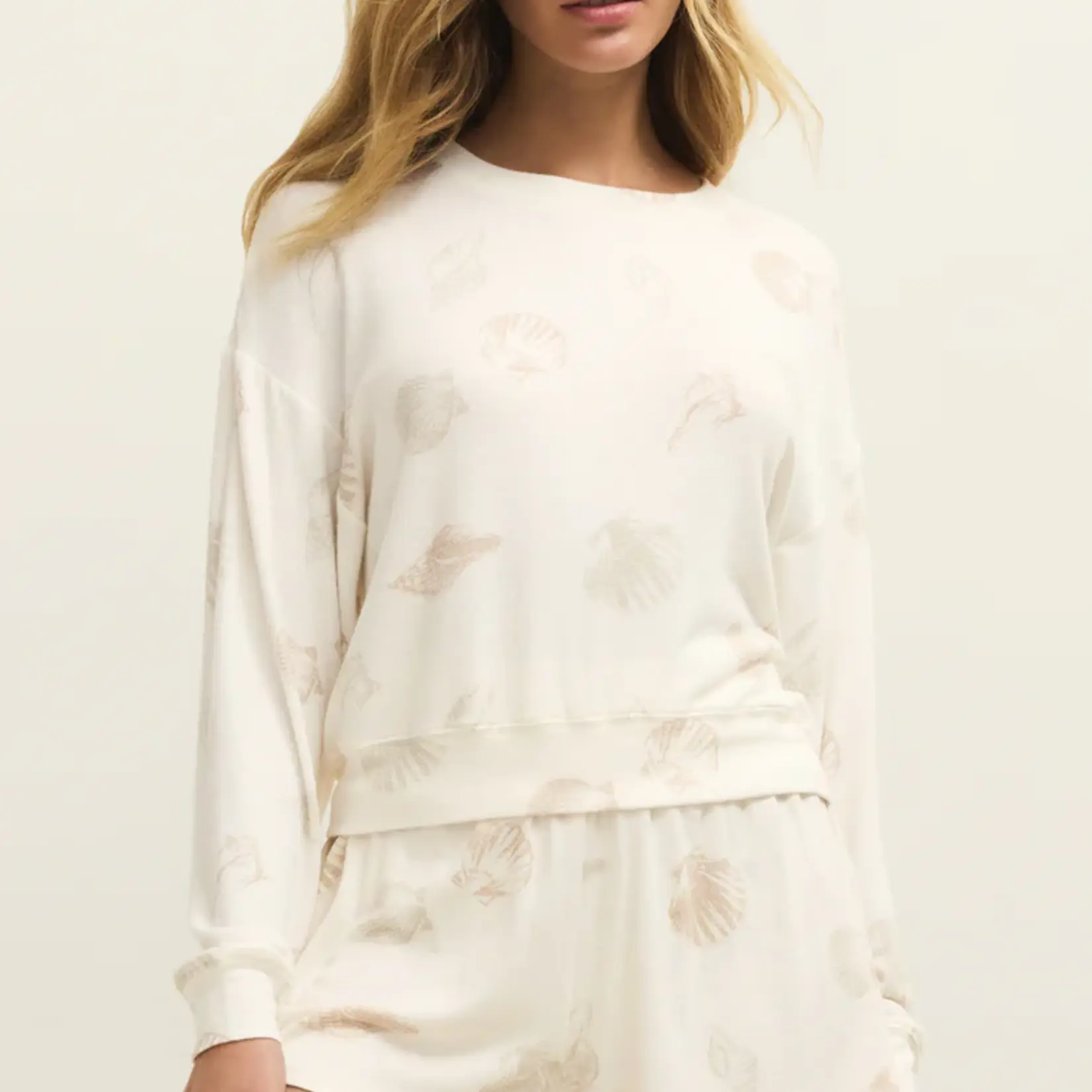 Z Supply Bisous Shell LS Top