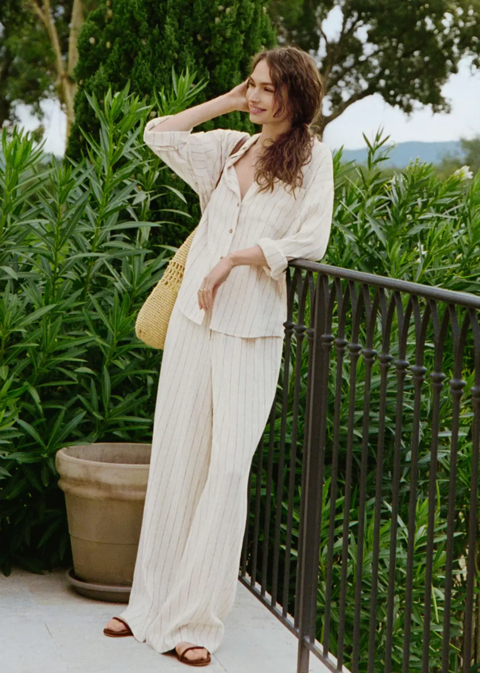 Z Supply Henri Striped Wide Leg Pant