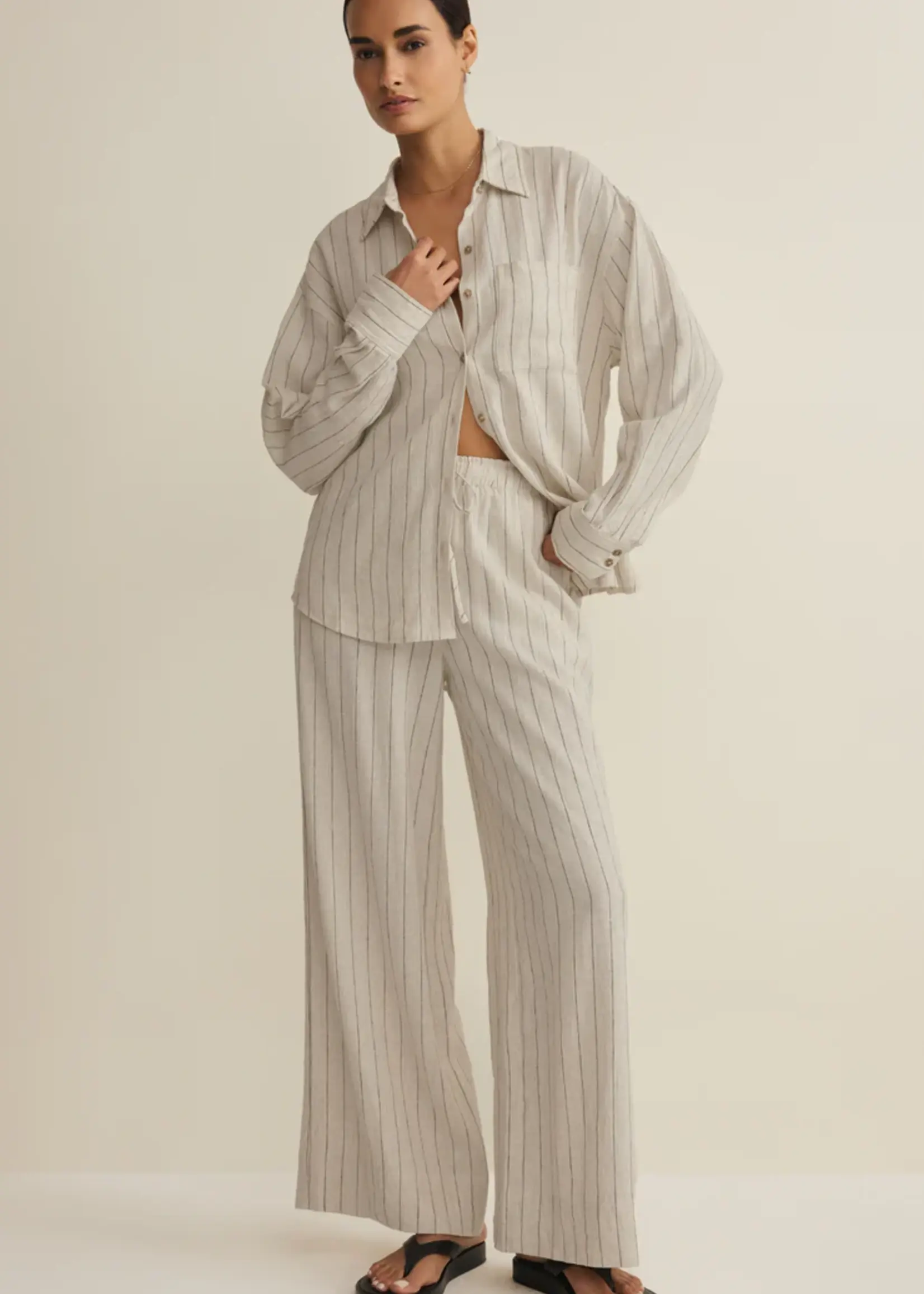 Z Supply Henri Striped Wide Leg Pant
