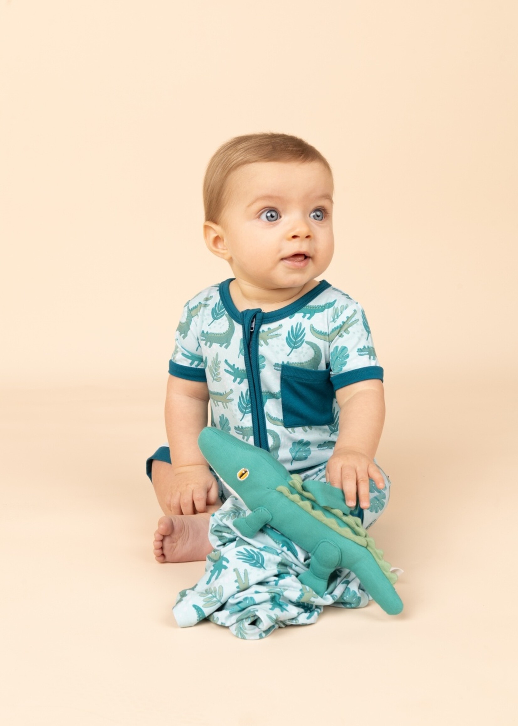 Emerson and Friends Later Gator Bamboo Romper