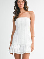 Tube Lace Mini Dress