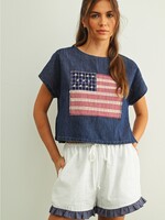 Flag Sleeve Top