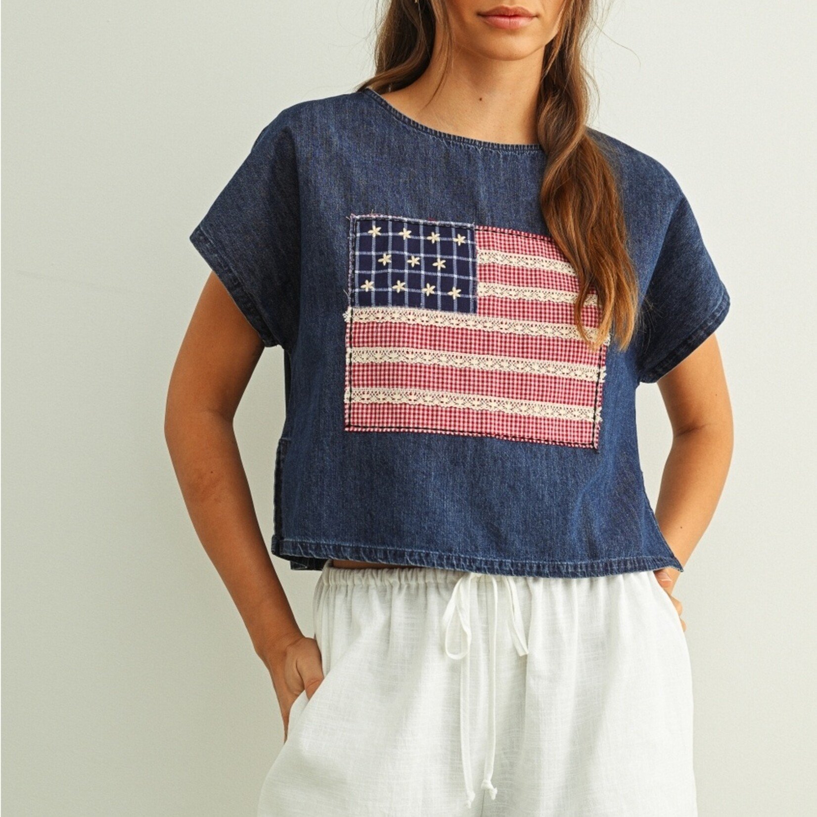 Flag Sleeve Top
