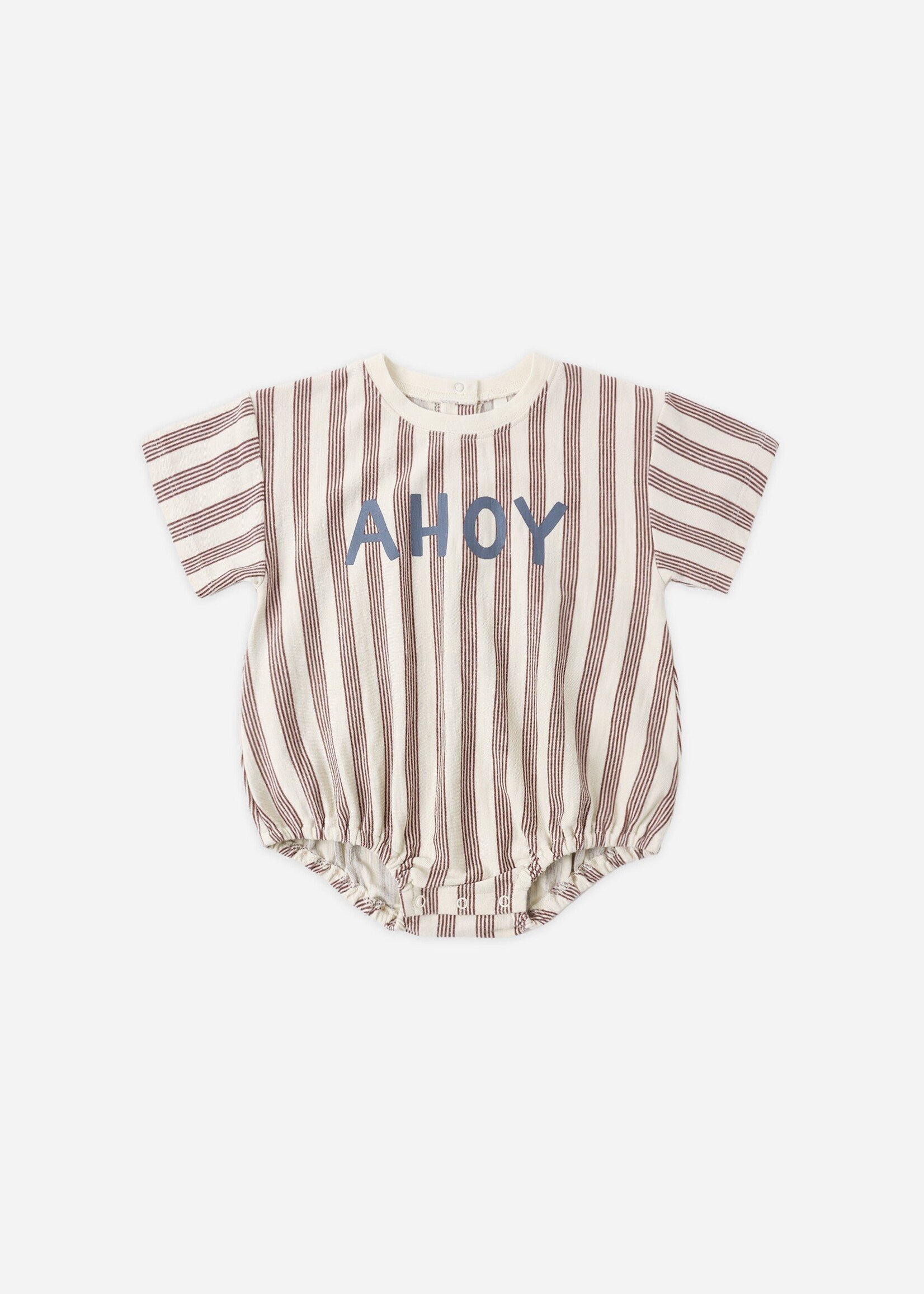 Rylee + Cru LLC RELAXED BUBBLE ROMPER AHOY