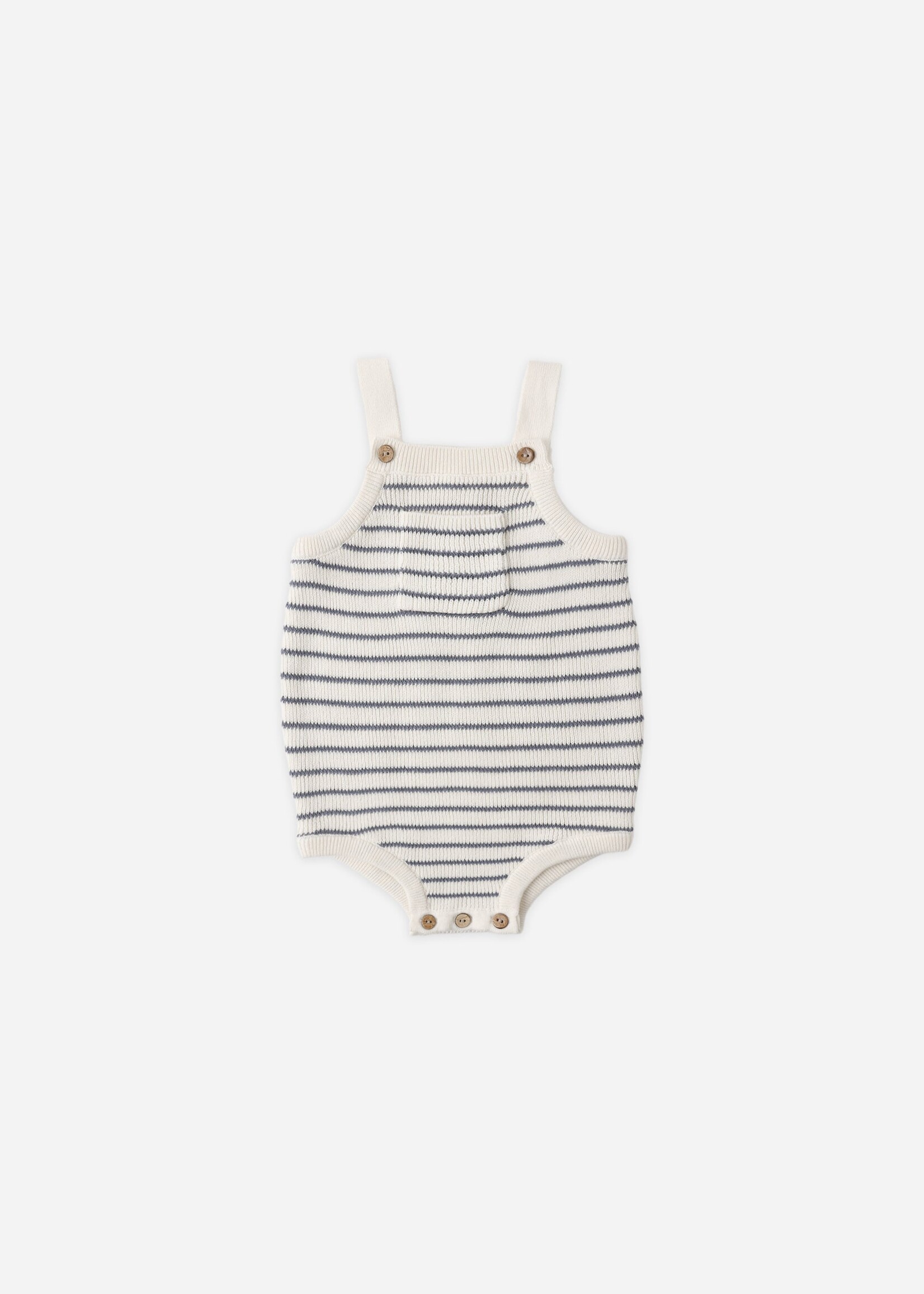 Rylee + Cru LLC ASHTON KNIT ROMPER MARINE STRIPE