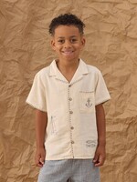 Rylee + Cru LLC LAPEL COLLAR SHIRT SAILOR