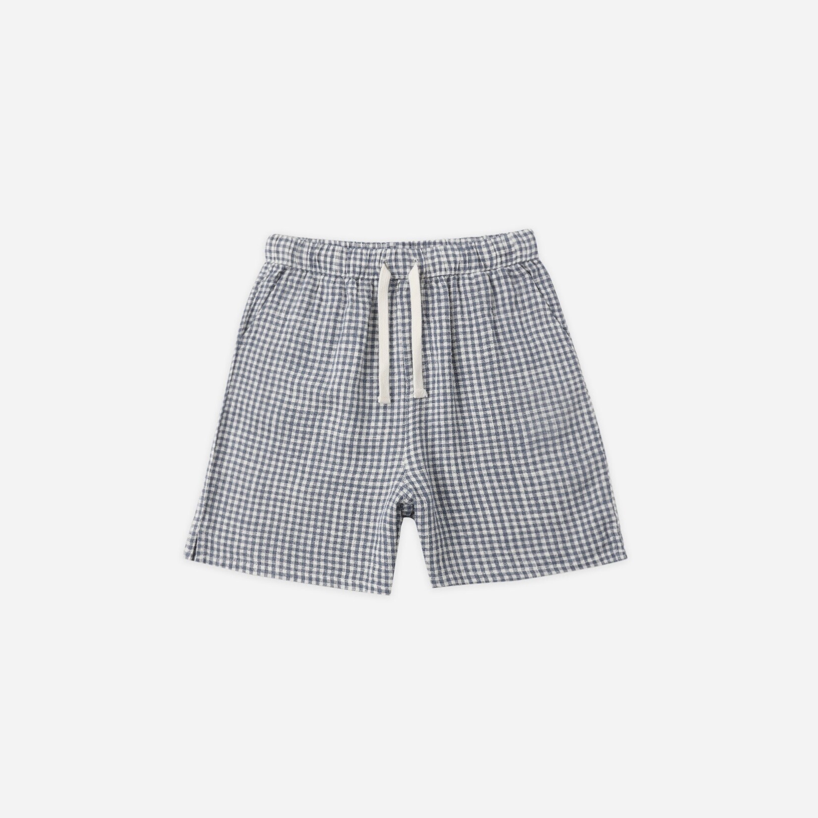 Rylee + Cru LLC PERRY SHORT MARINE GINGHAM