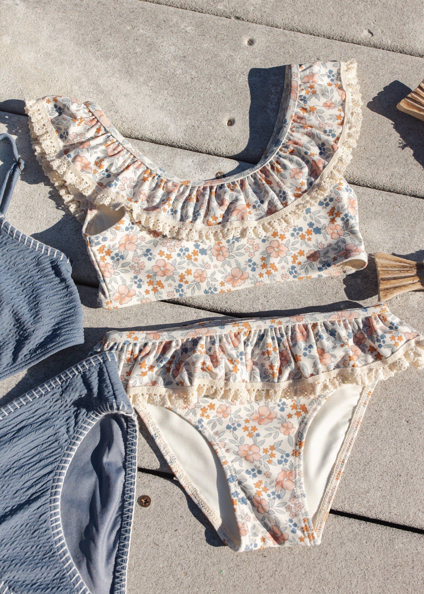 Rylee + Cru LLC MARGOT BIKINI FLOWER FIELD