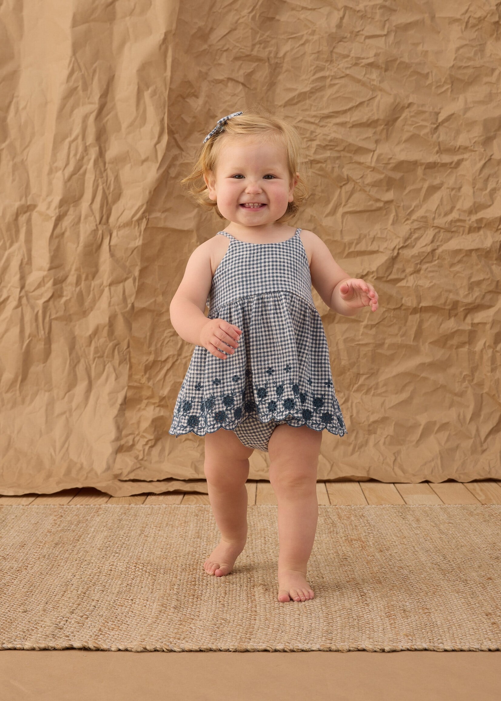 Rylee + Cru LLC ZENNI SET MARINE GINGHAM