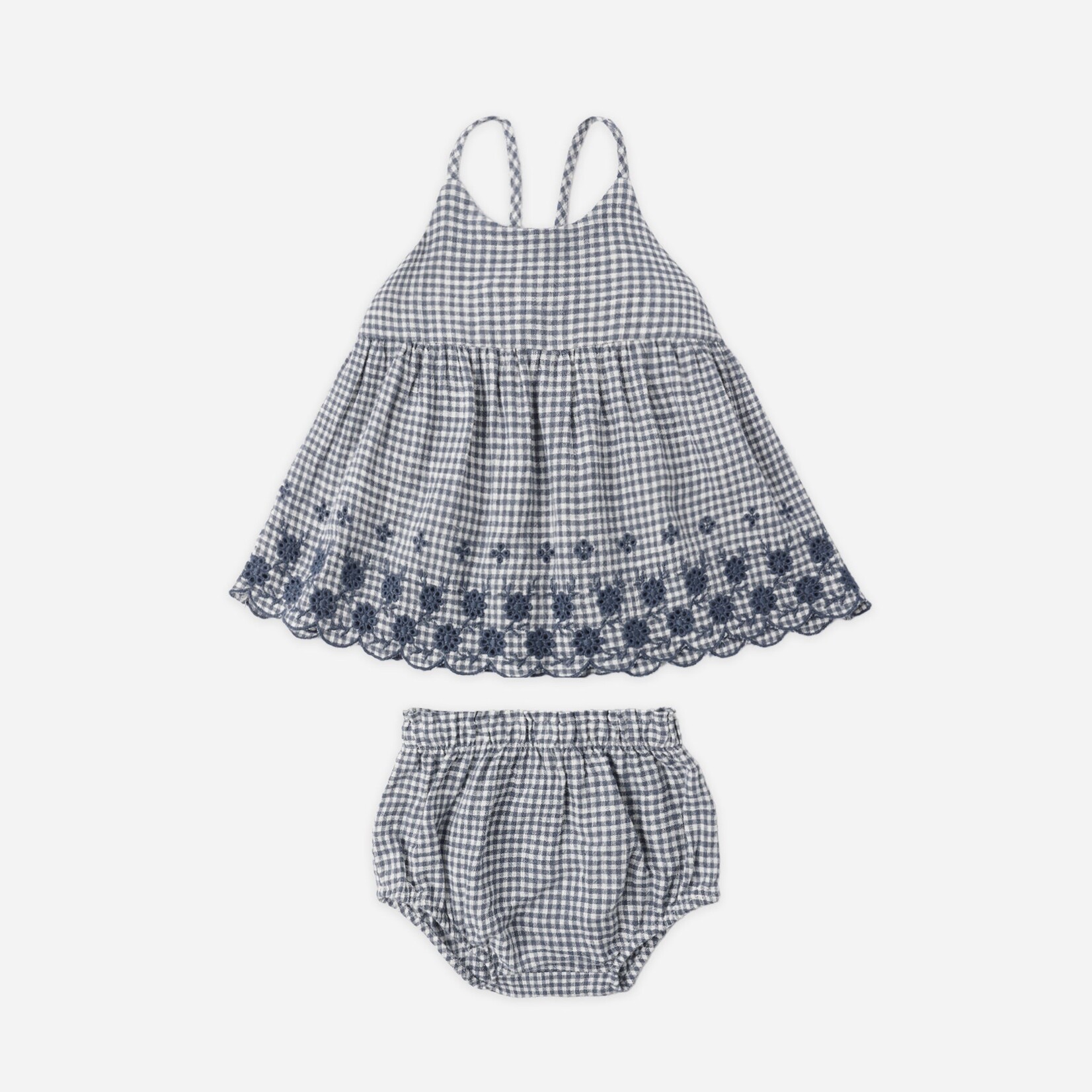 Rylee + Cru LLC ZENNI SET MARINE GINGHAM