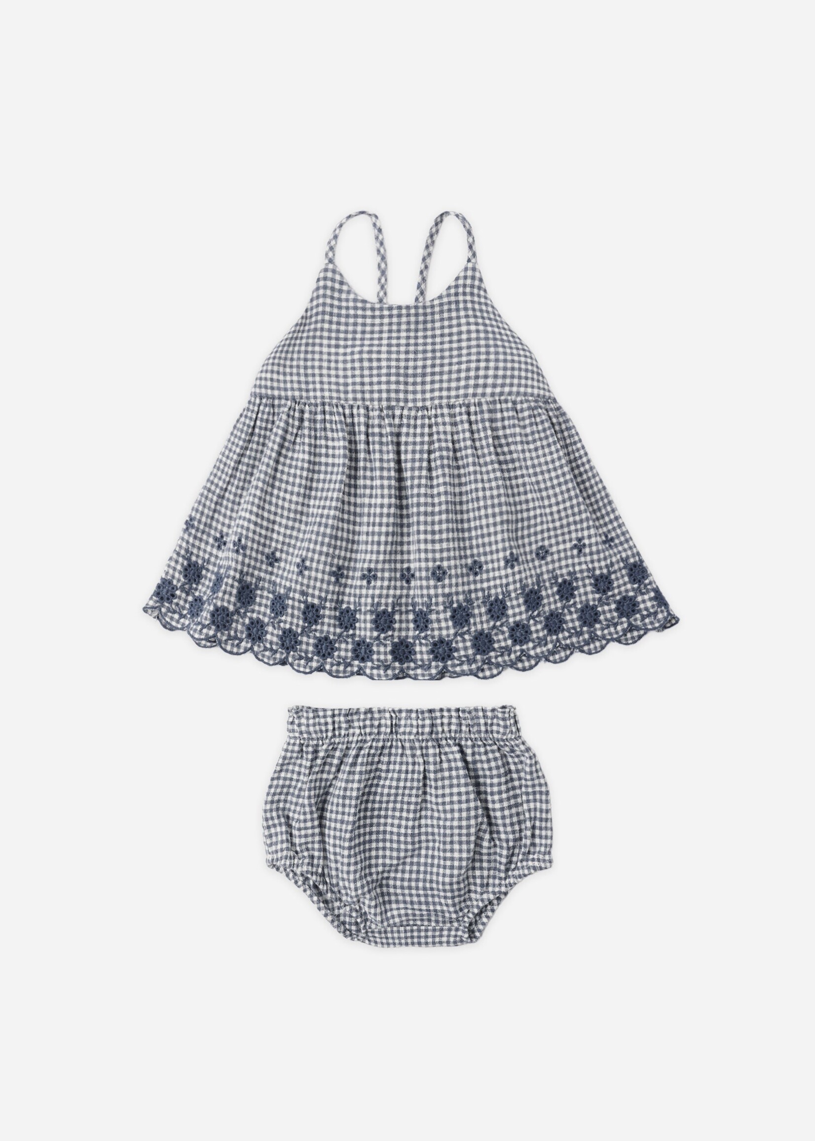 Rylee + Cru LLC ZENNI SET MARINE GINGHAM