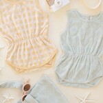 Rylee + Cru LLC CINCH PLAYSUIT SEASHELLS