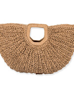 Sun N Sand Paper Straw Medium Clutch