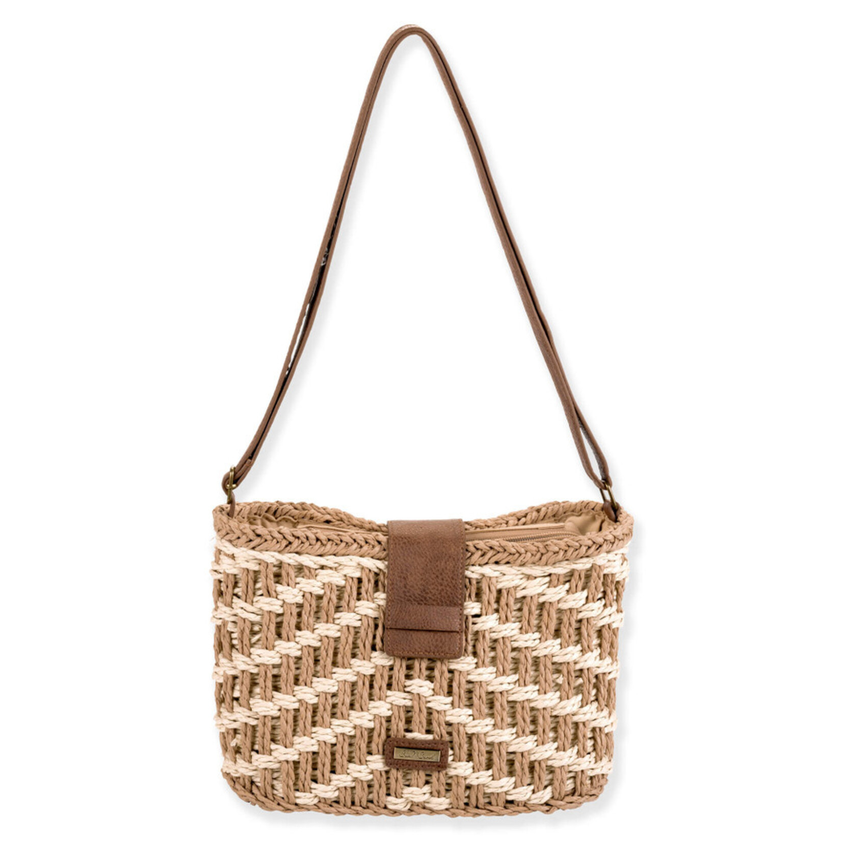 Sun N Sand Paper Straw Crossbody