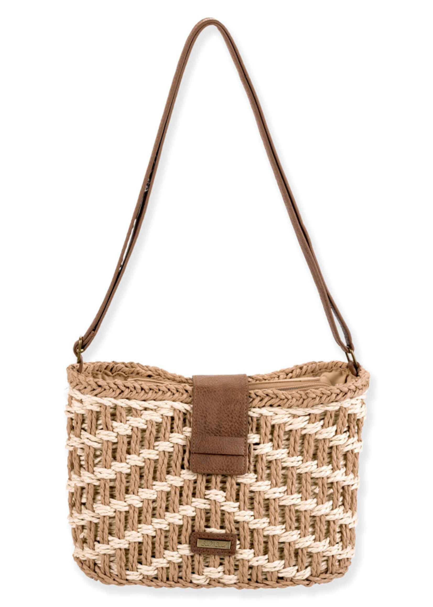 Sun N Sand Paper Straw Crossbody