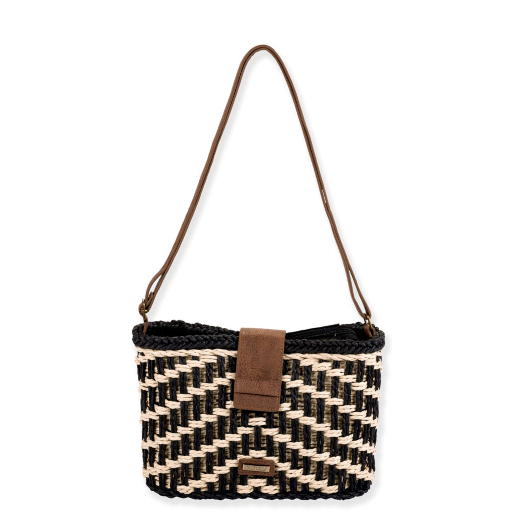 Sun N Sand Paper Straw Crossbody