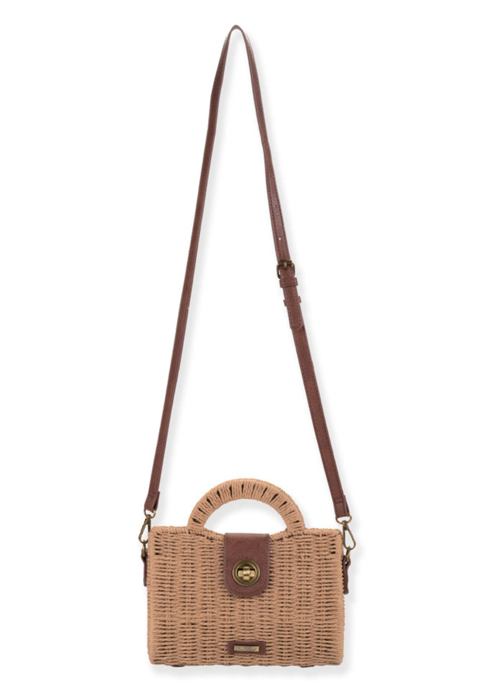 Sun N Sand Hazel Straw Crossbody