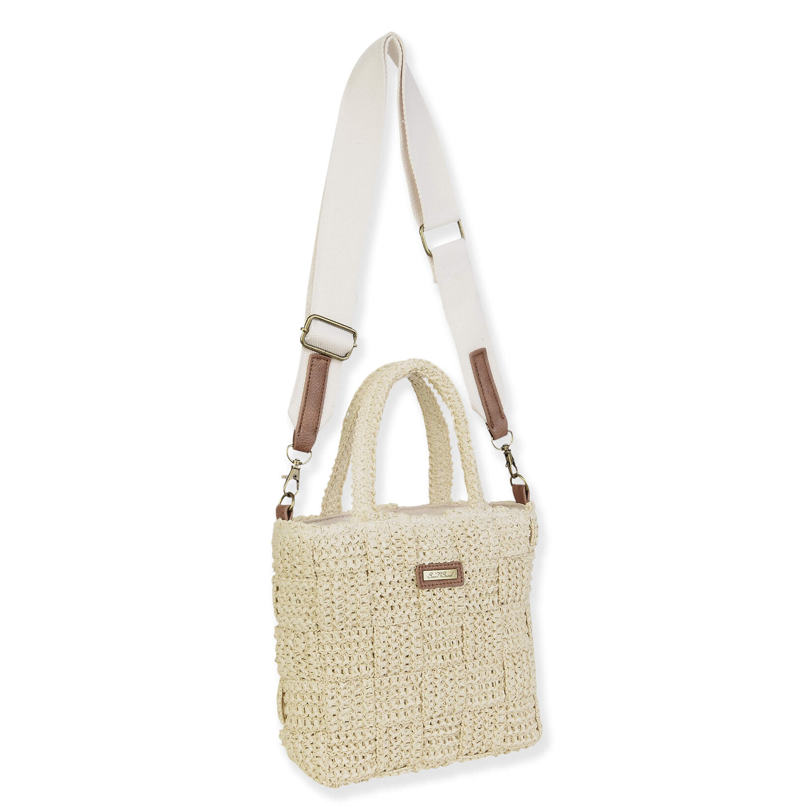 Sun N Sand Paper Straw Crossbody
