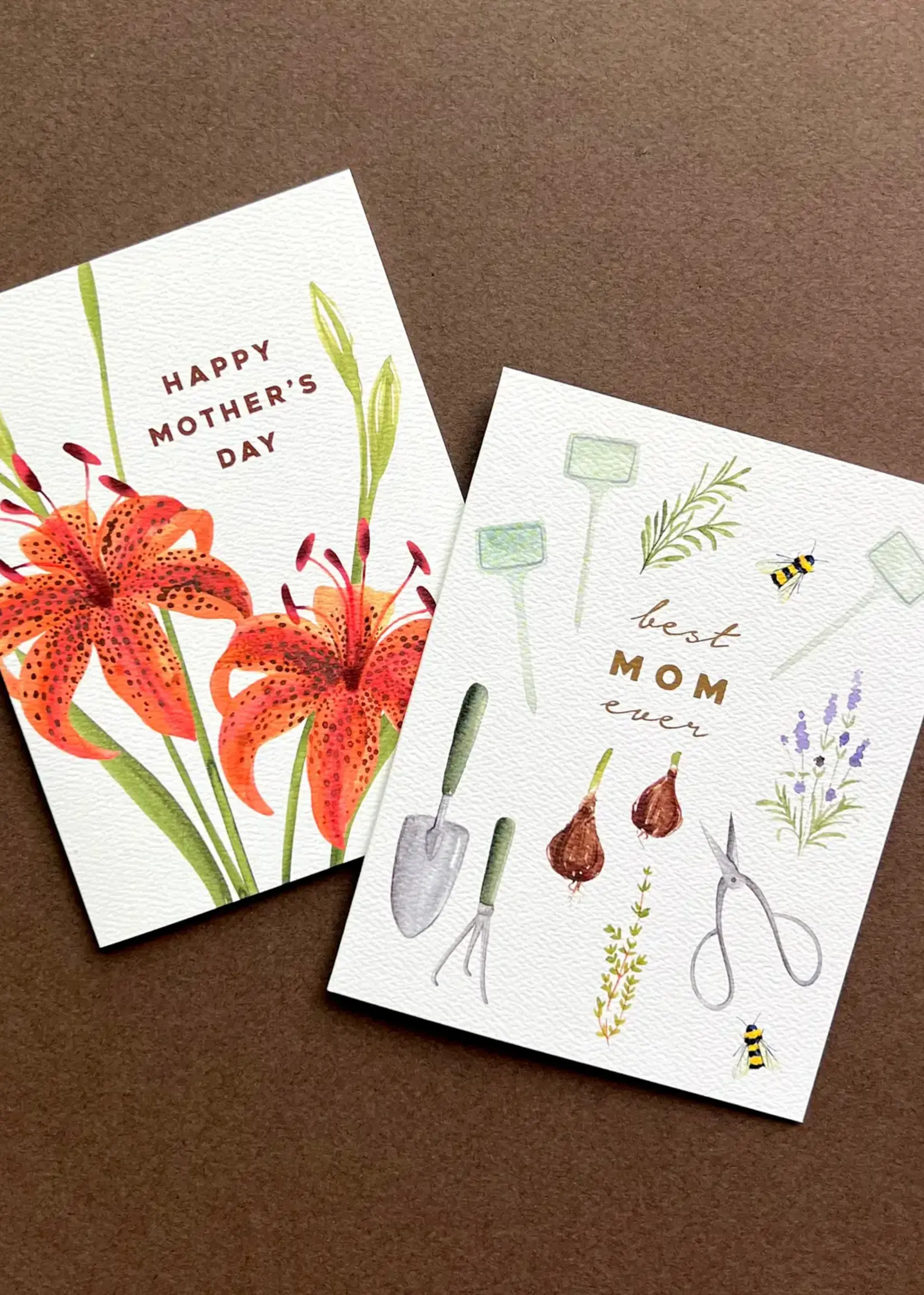 Tiger Lily Mother's Day Card