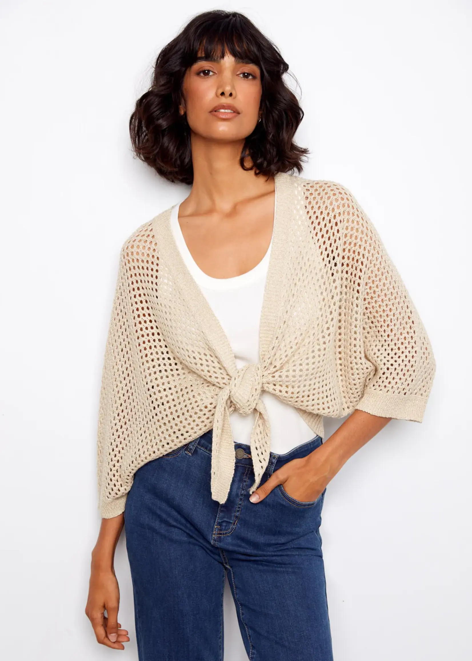 Charlie B Dolman Elbow Sweater Shrug