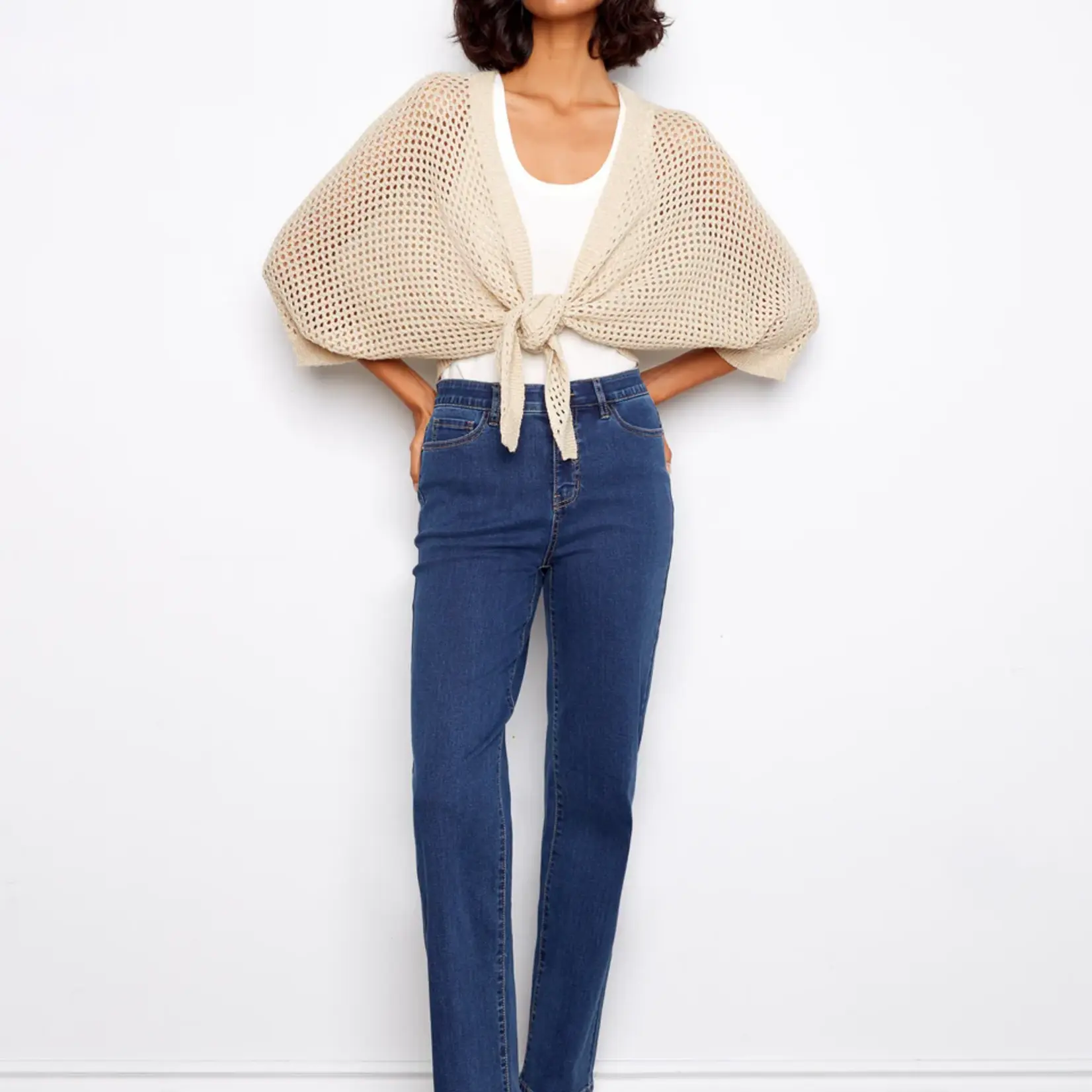 Charlie B Dolman Elbow Sweater Shrug