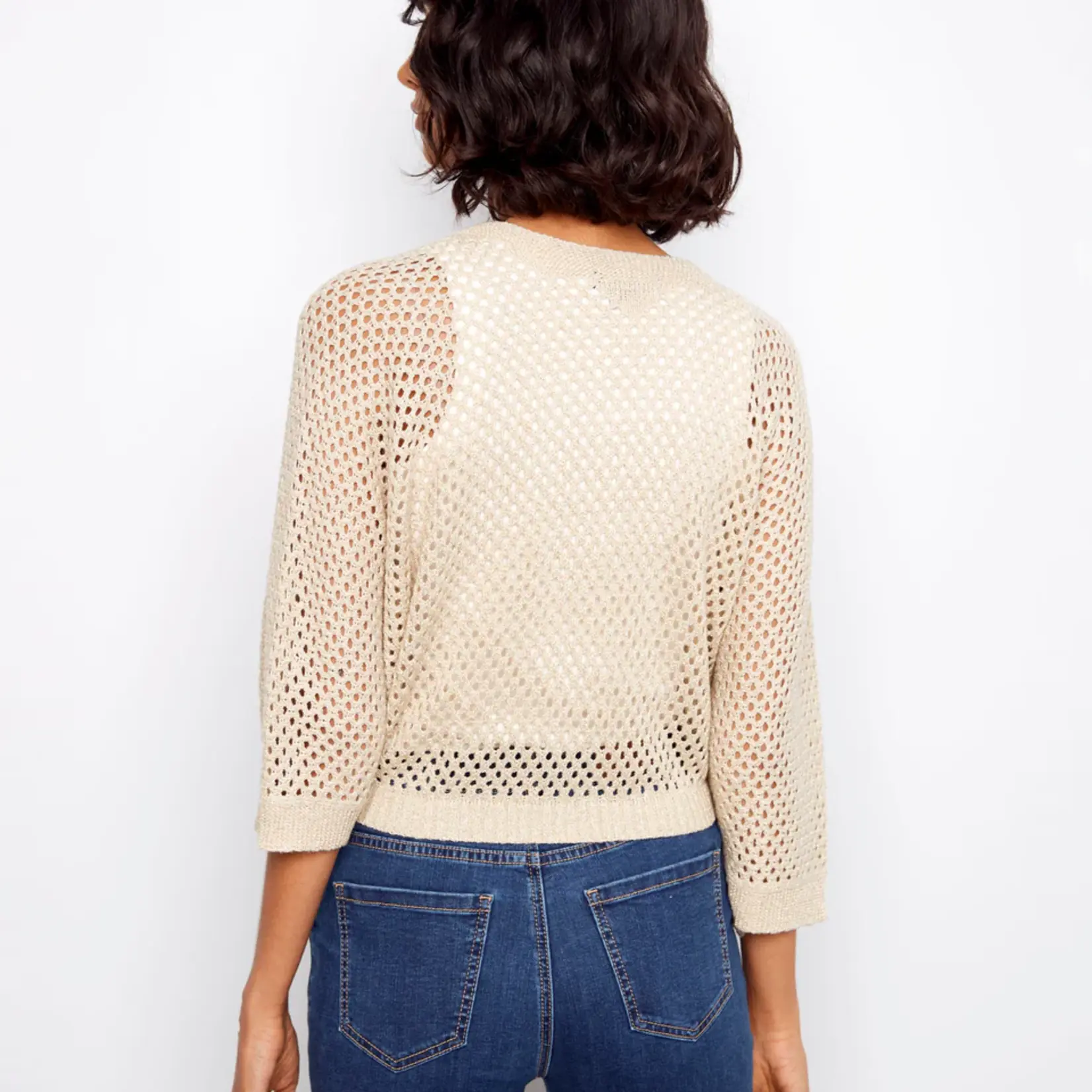 Charlie B Dolman Elbow Sweater Shrug
