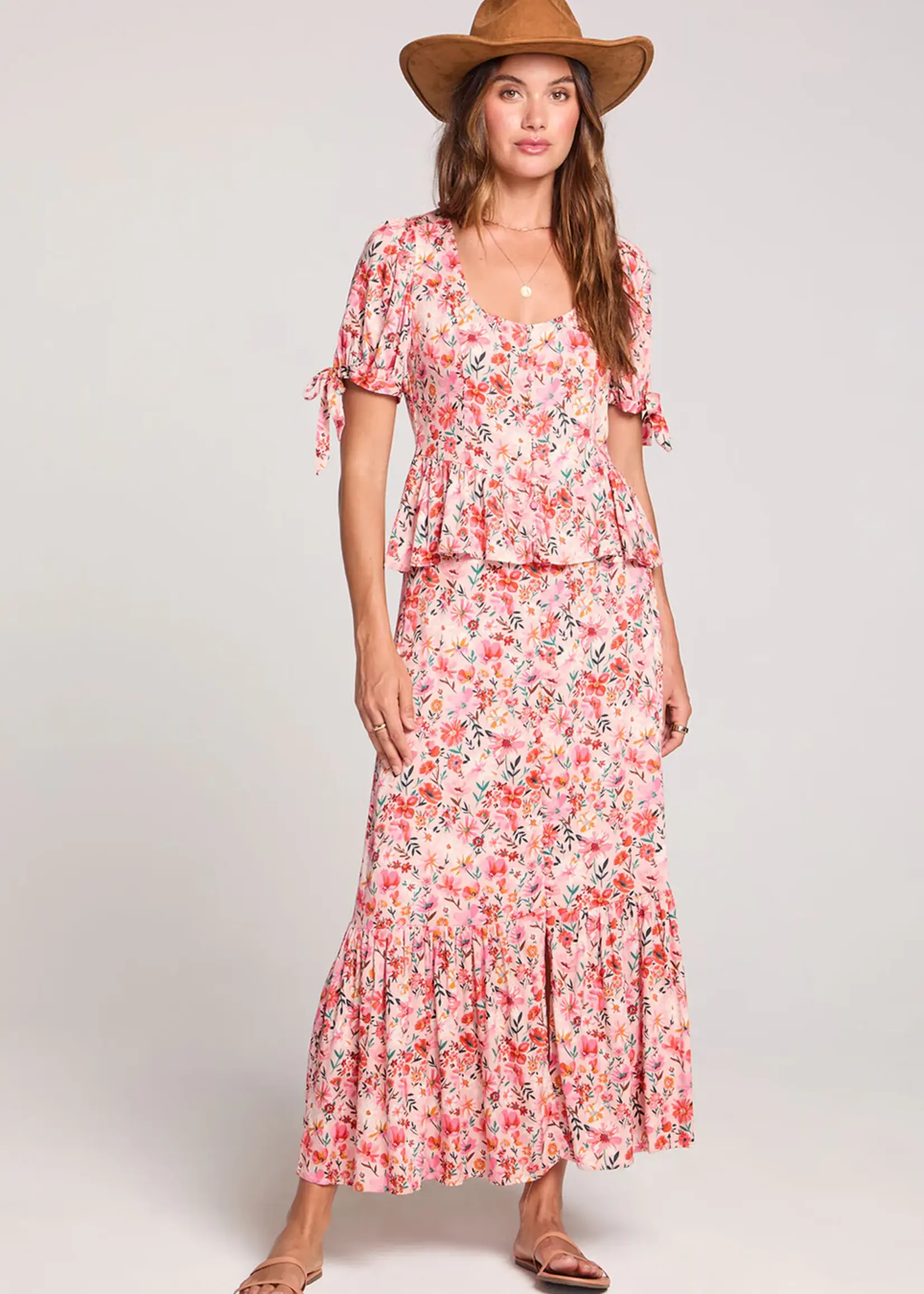 Saltwater Luxe Kandace Midi Skirt