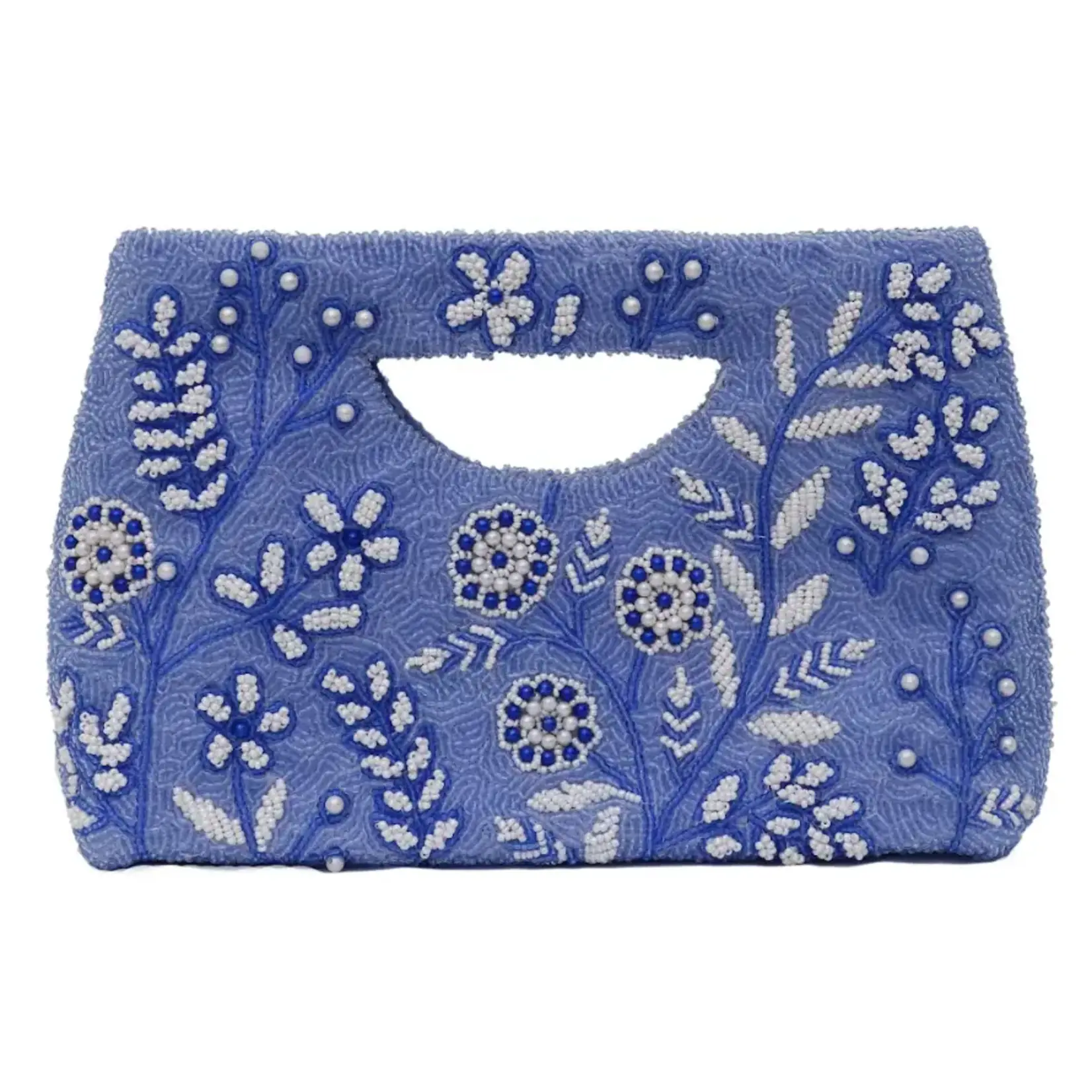 Tiana Ink Royal Pearls Cut-Out Handle Bag