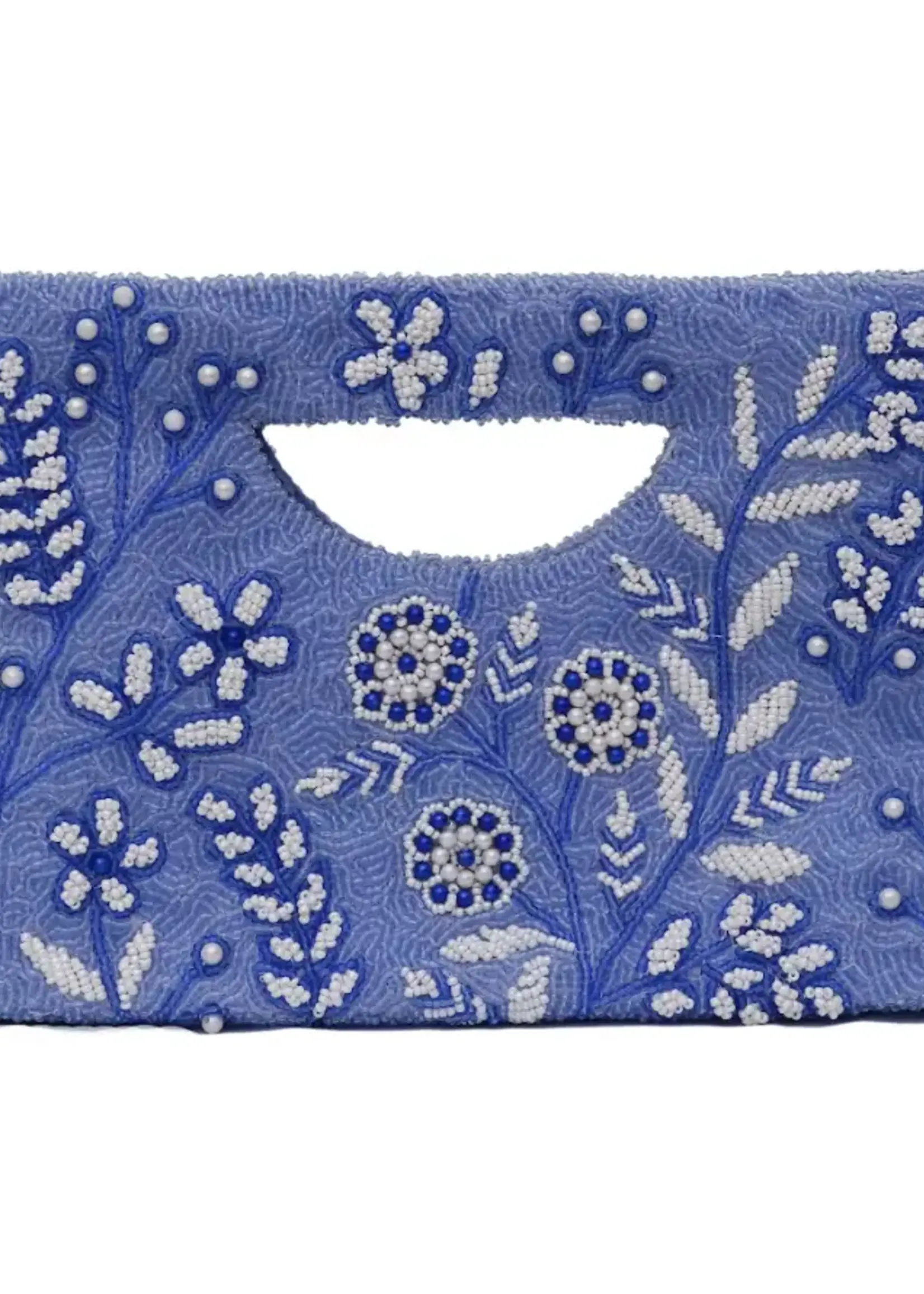 Tiana Ink Royal Pearls Cut-Out Handle Bag