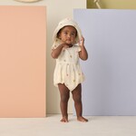 Rylee + Cru LLC AMELIA ROMPER EMBROIDERED DAISIES