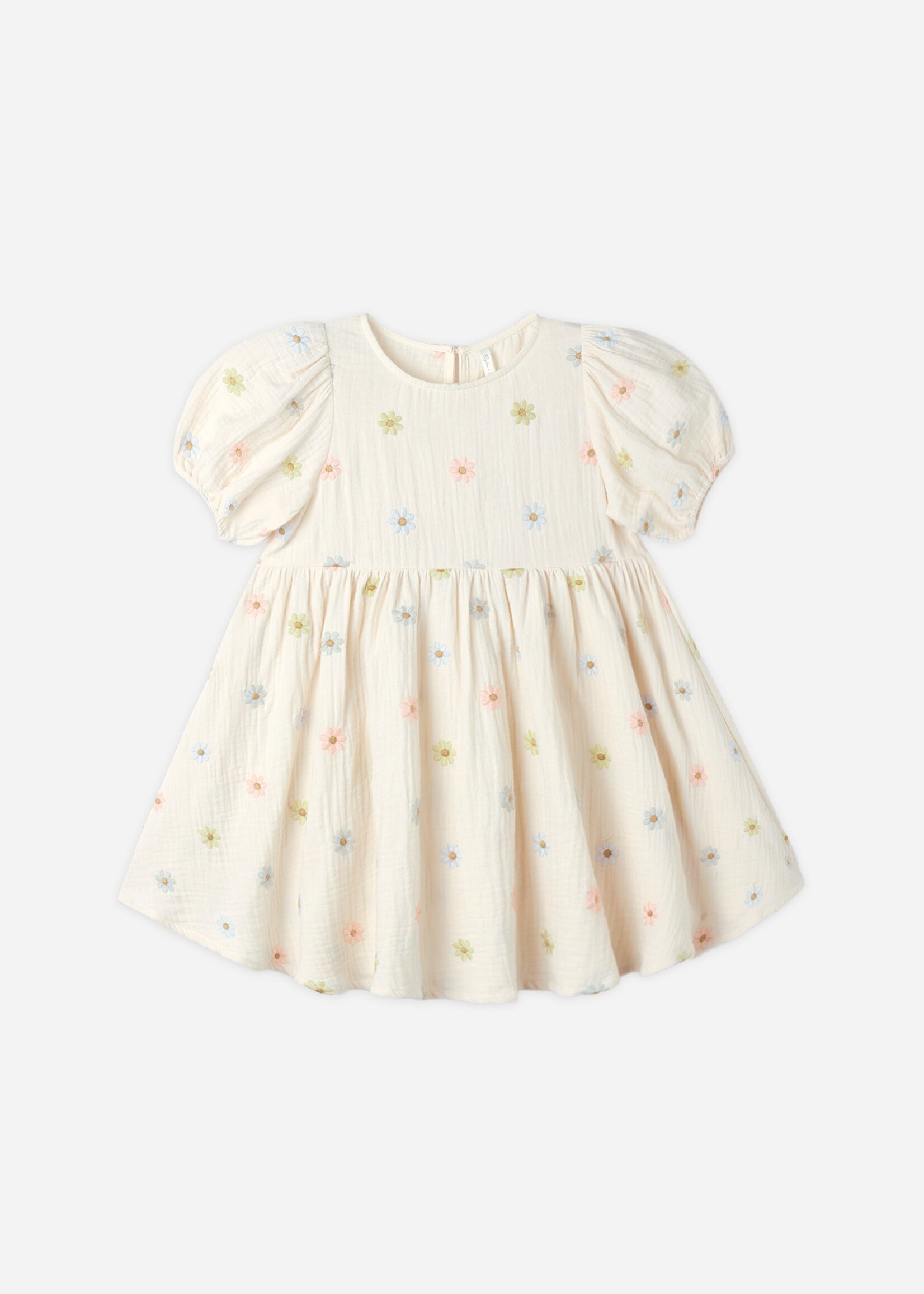 Rylee + Cru LLC Marley Dress Embroidered Daisies