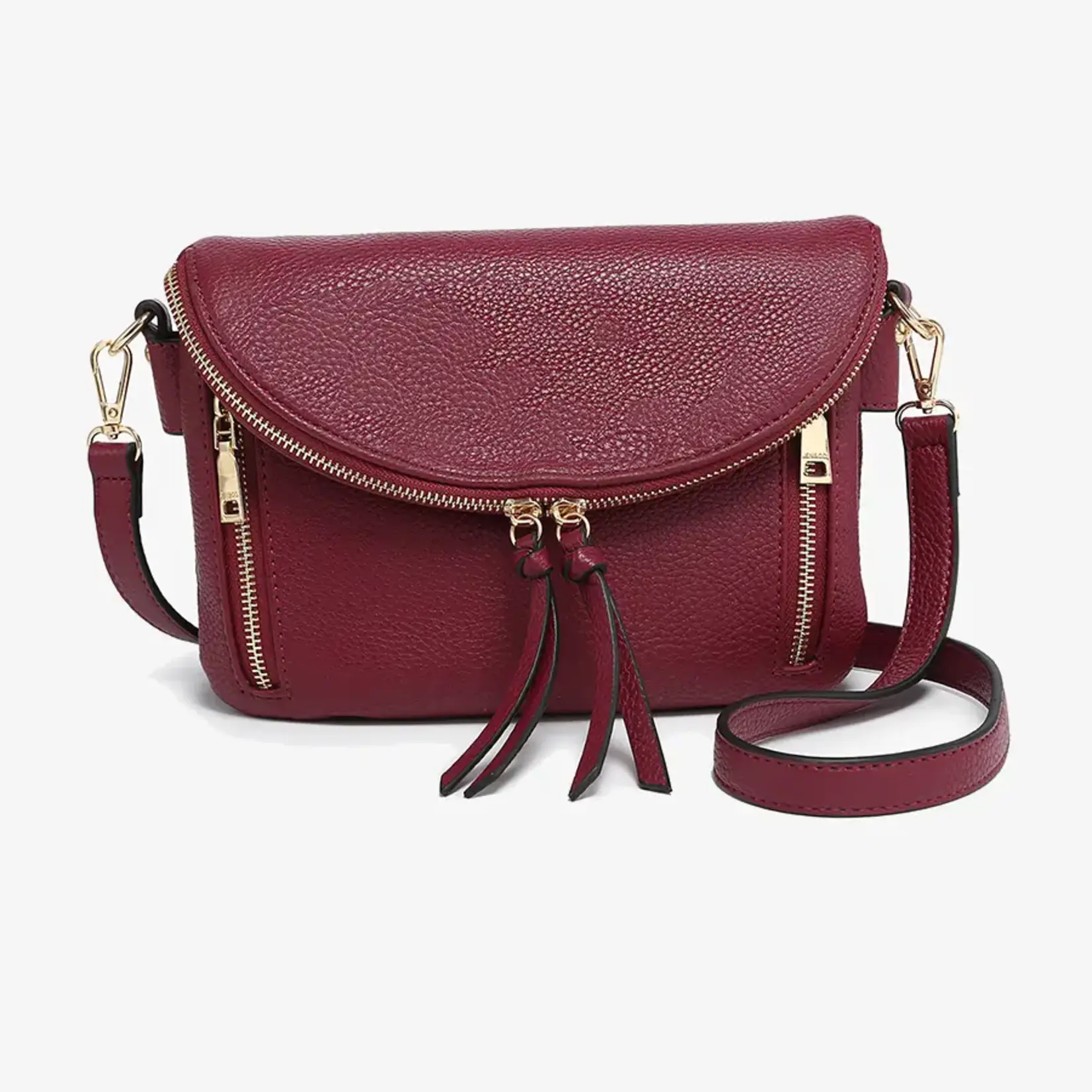 Aubree Flapover Multi-Compartment Crossbody Bag