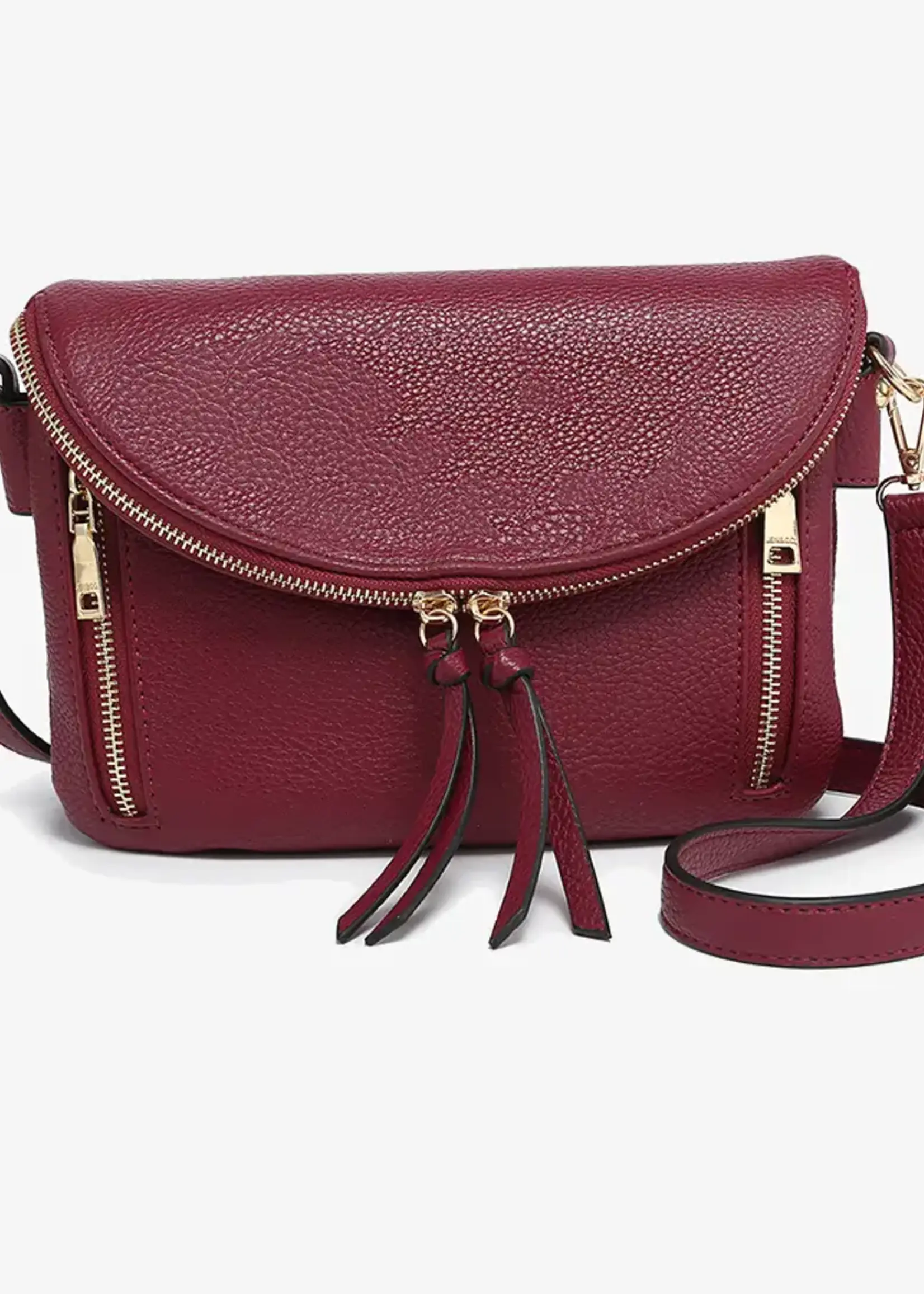 Aubree Flapover Multi-Compartment Crossbody Bag