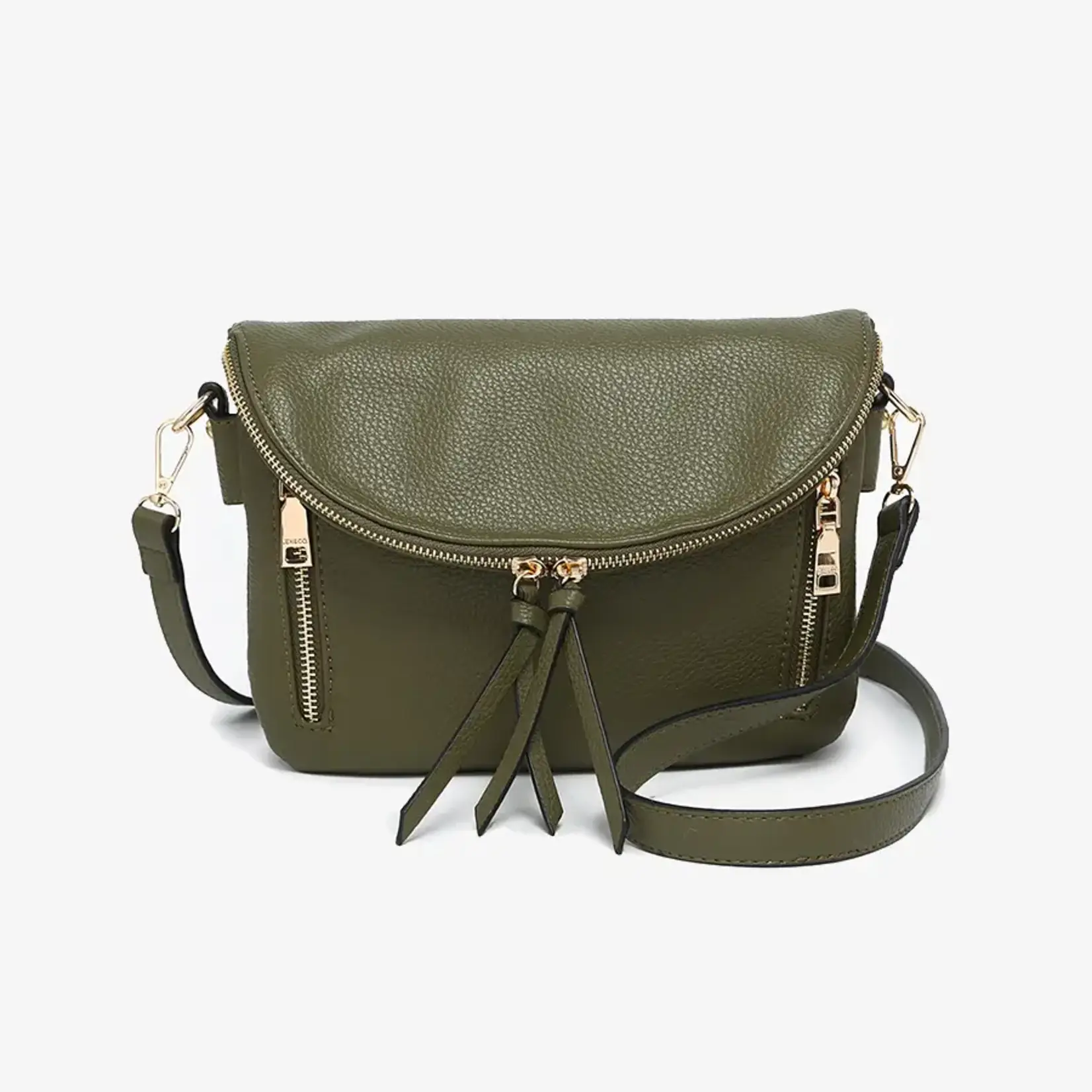 Aubree Flapover Multi-Compartment Crossbody Bag