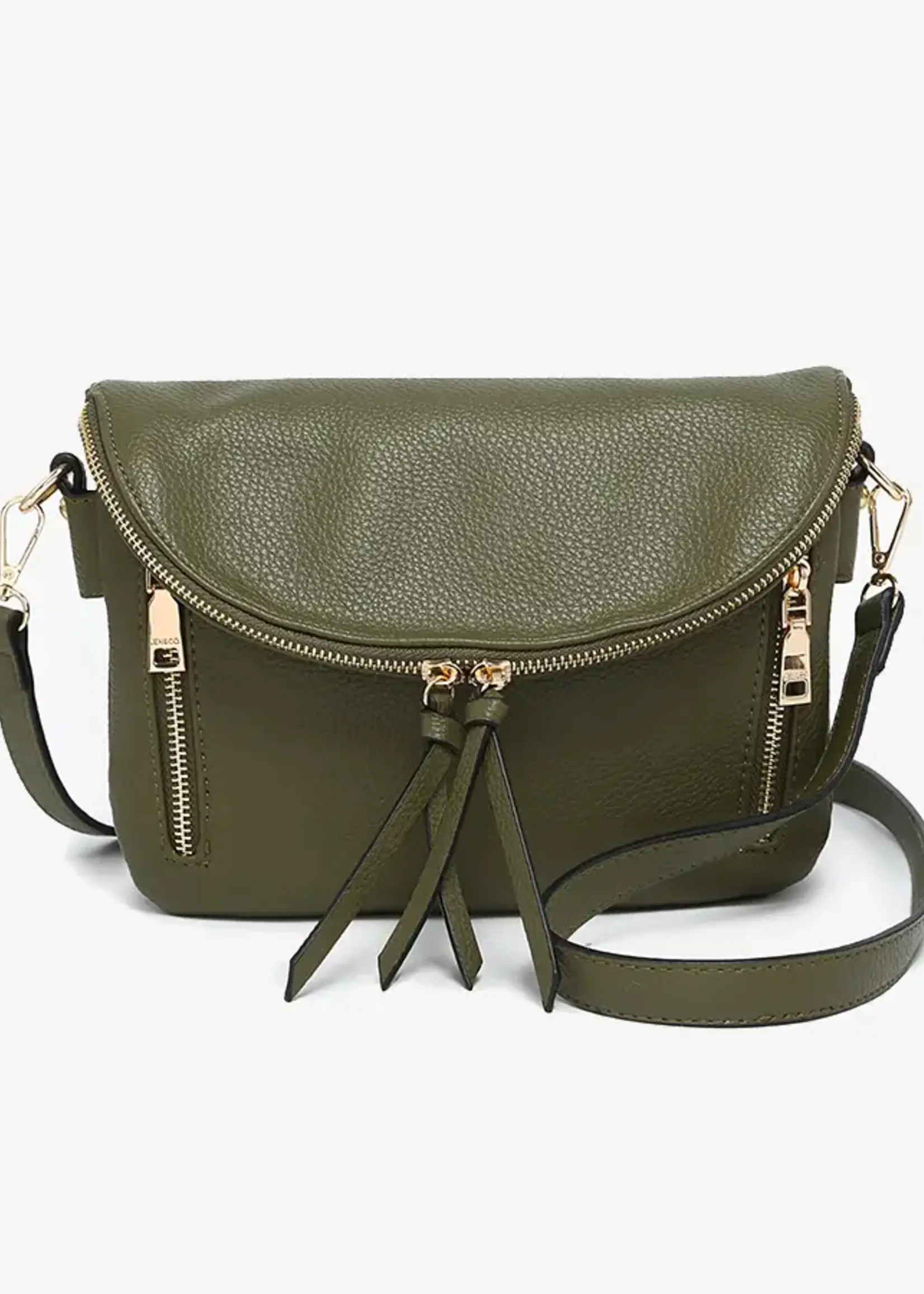 Aubree Flapover Multi-Compartment Crossbody Bag