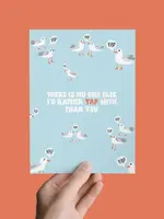 Yapping Seagulls Valentine Anniversary Love Greeting Card