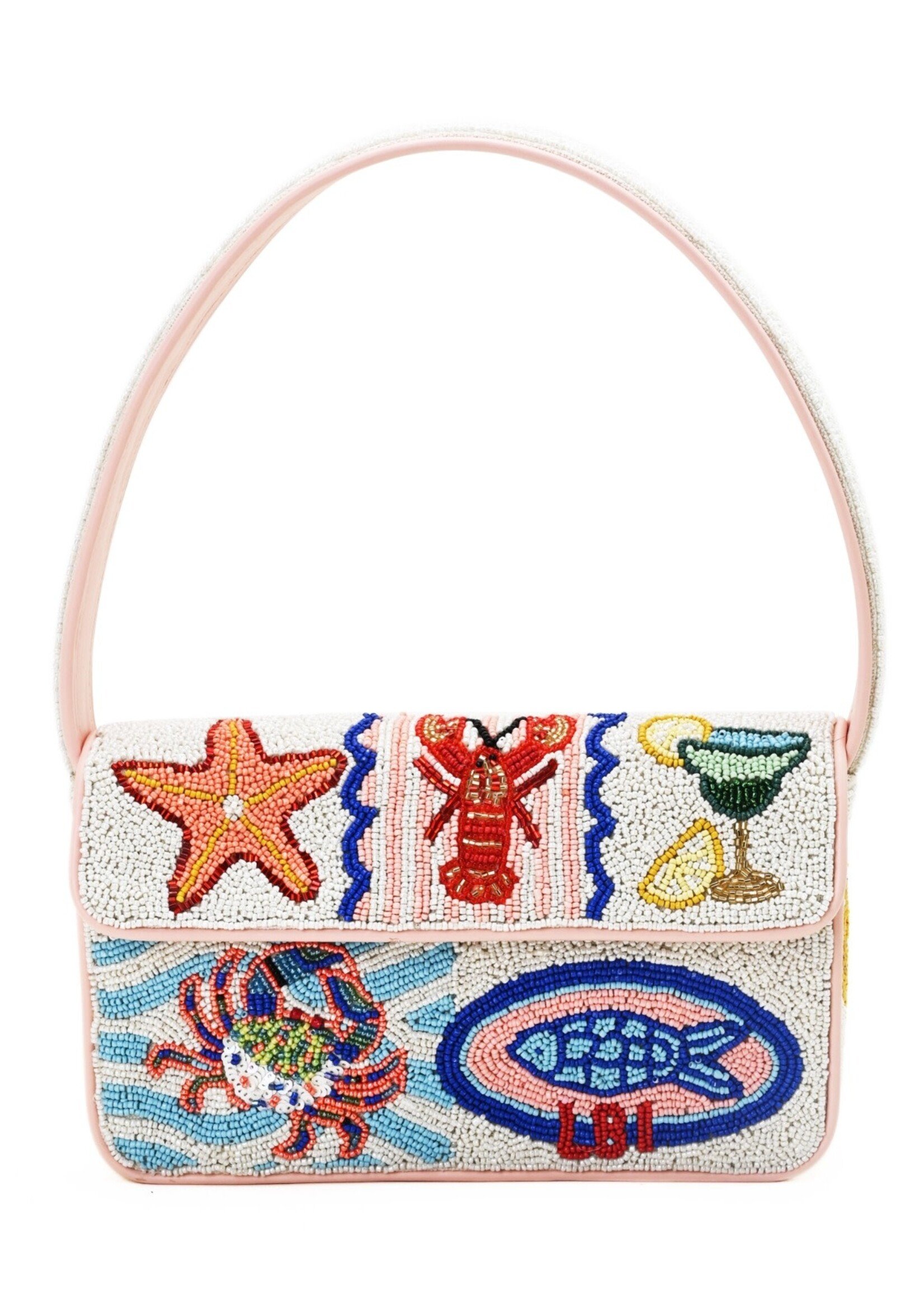 America & Beyond The LBI Beaded Shoulder Bag