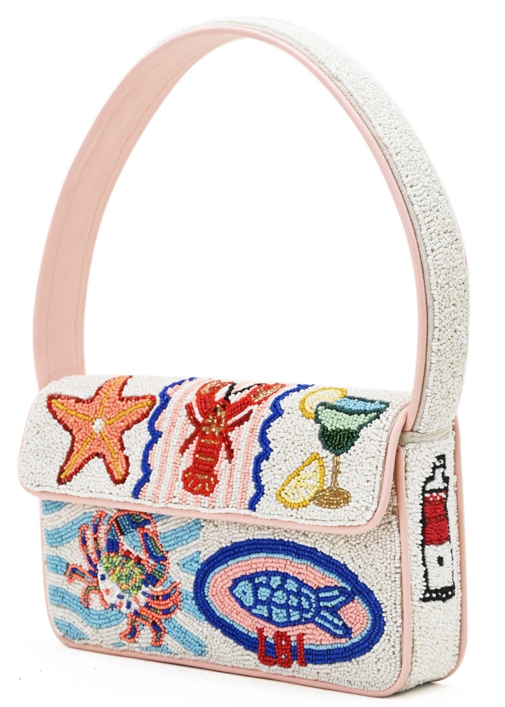 America & Beyond The LBI Beaded Shoulder Bag
