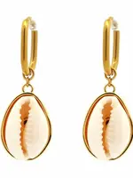 Salty Cali DANGLE COWRIE SHELL EARRINGS