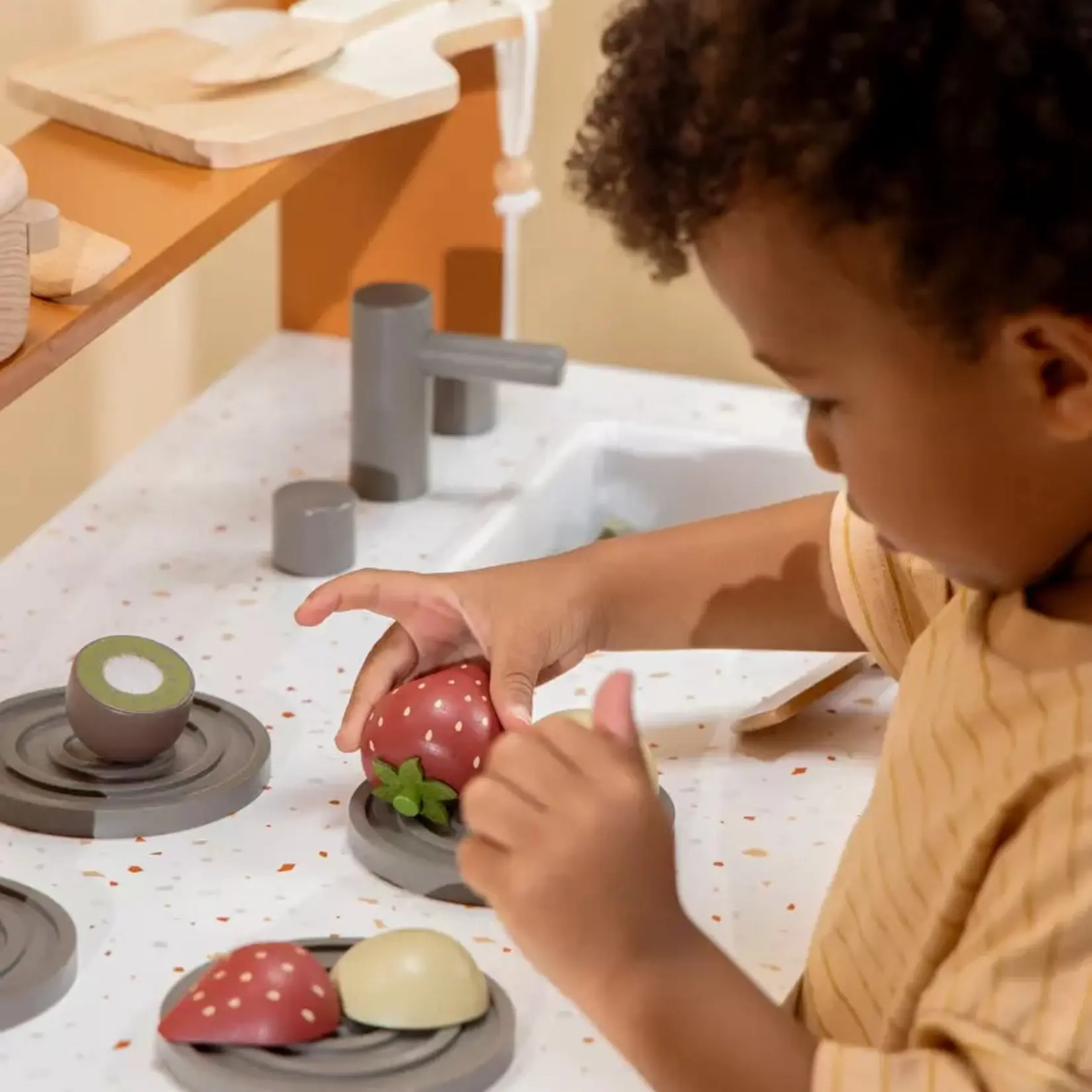 Wooden Fruits Playset